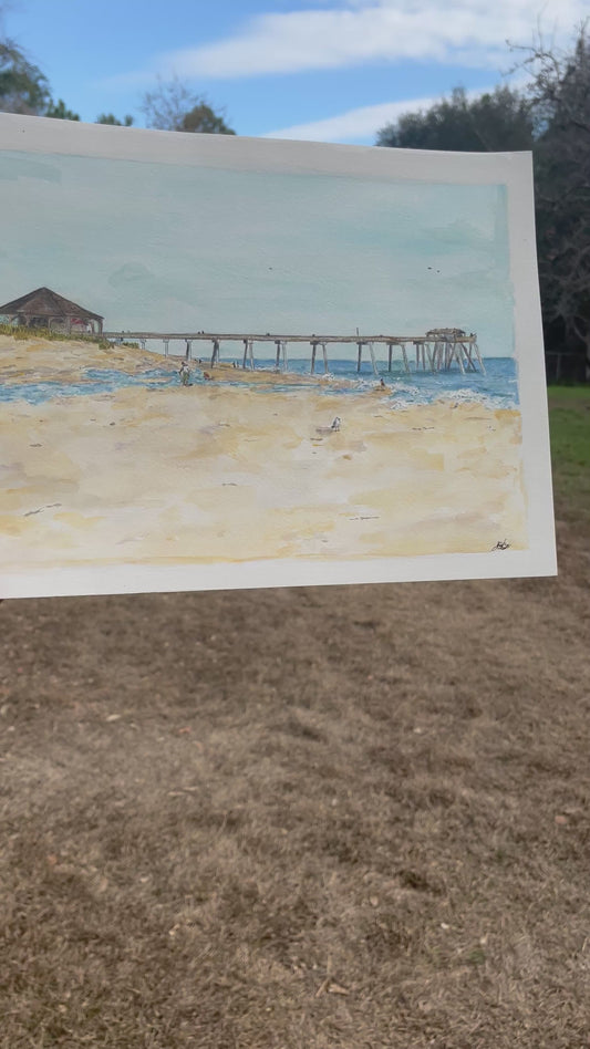 Tybee Island Pier 11x15